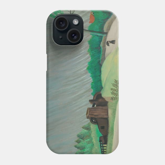 Un Matin De Pluie by Henri Rousseau Phone Case by Classic Art Stall