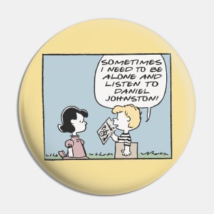 Daniel Johnston - Vinyl Record Fan Design Pin