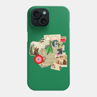 Victorian Christmas Collage Phone Case