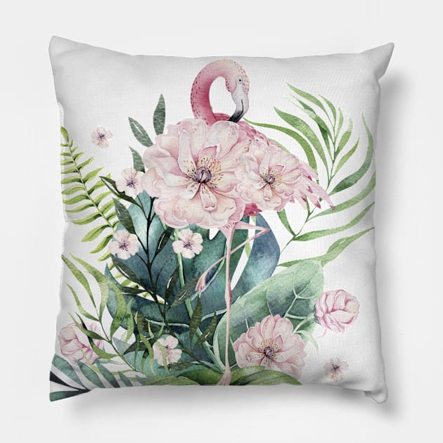 Dreams in pink Pillow by NJORDUR