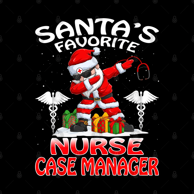 Santas Favorite Nurse Case Manager Christmas T Shi by intelus
