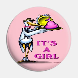 It's a GIRL Pin