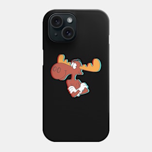 Bullwinkle 3D - Rocky & Bullwinkle Phone Case