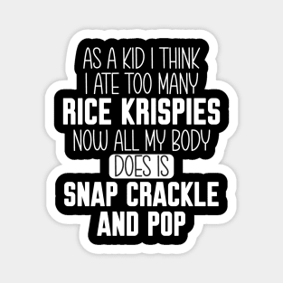 Snap crackle and pop Magnet