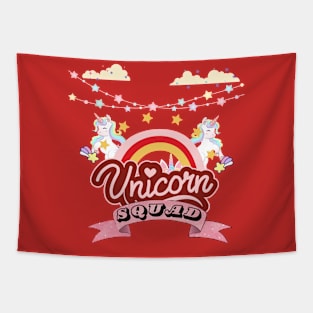 Kawaii Unicorn Squad Tapestry