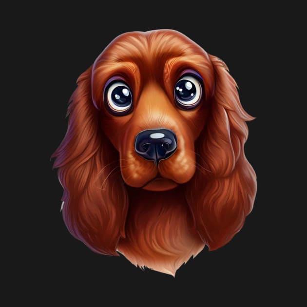 Furrific Irish Setter by Art By Mojo