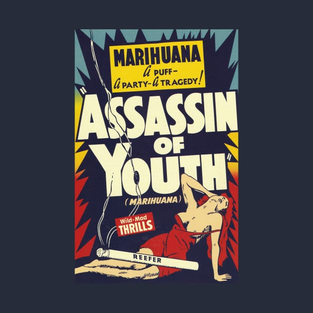 Classic Bad Movie Poster - Assassin of Youth by Starbase79