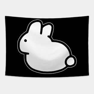 Cute Angry Bunny Tapestry