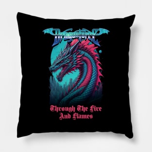 Neonwave DragonForce Pillow