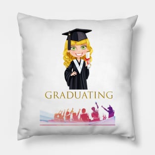 Graduation Girl 1 Pillow