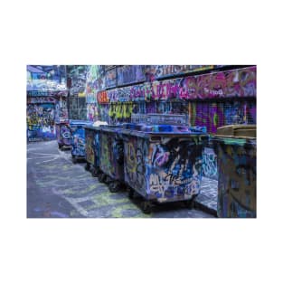 Street Art at Hosier Lane, Melbourne, Victoria, Australia T-Shirt