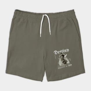 Destiny T-Shirt: Angel Statue Design - Motivational Streetwear Tee Shorts