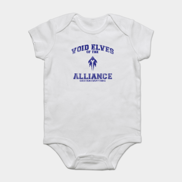 Void Elves World Of Warcraft Baby Kurzarmbody Teepublic De
