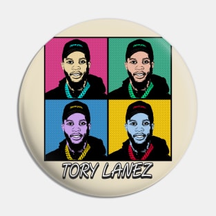 Tory Lanez 80s Pop Art Style Pin