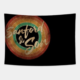 Sanford And Son Vintage Circle Art Tapestry