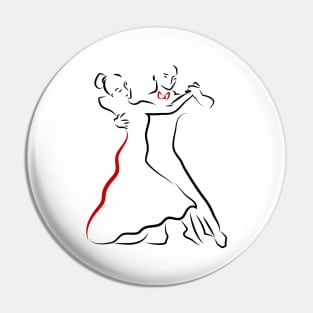 Dancing Couple Pin