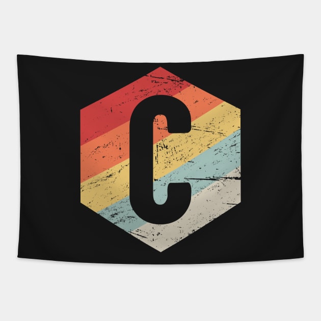 Retro C Programming Icon Tapestry by MeatMan