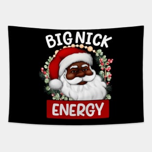 Big Nick Santa Energy Retro Santa Xmas Christmas Trendy 2022 tee Tapestry