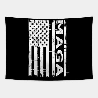 Donald Trump MAGA Make America Great Again USA Flag Political Election Tapestry