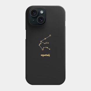 Aquarius  zodiac Phone Case