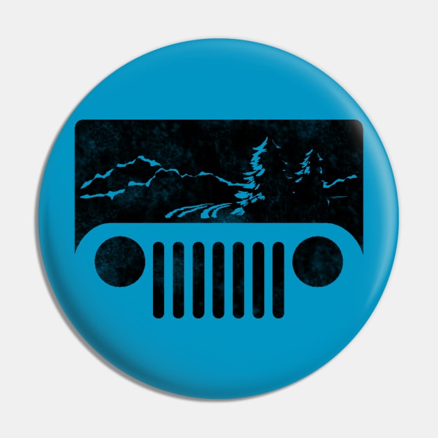 Adventuring Jeep Pin by FalconArt