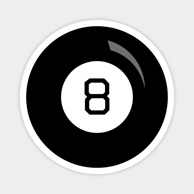 Magic 8 Ball Magnet by carsonology