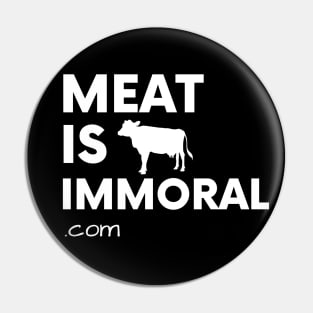 Meat Is Immoral - Cow Pin