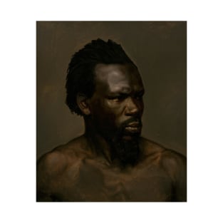 Bust Portrait Of A Black Man by Nils Blommer T-Shirt