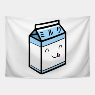 Kawaii Japanese Milk Box Tapestry