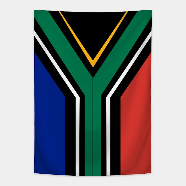 South Africa Flag Tapestry by Historia