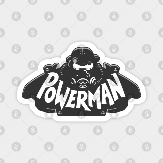 Powerman Magnet by visualcraftsman