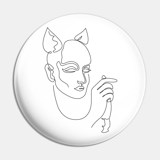 Catwoman Pin by kachnuart