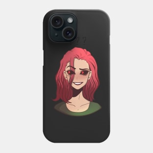 Anime pink vampire girl Phone Case