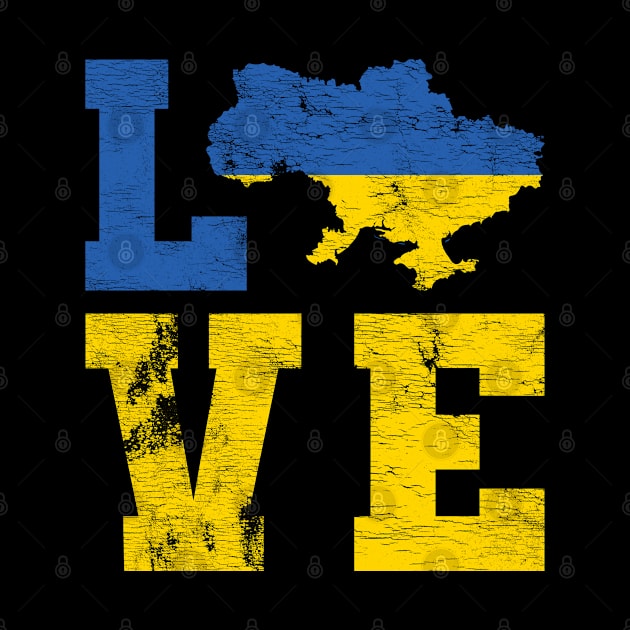 Love Ukraine I Love Ukraine Ukrainian Flag Heart by BramCrye