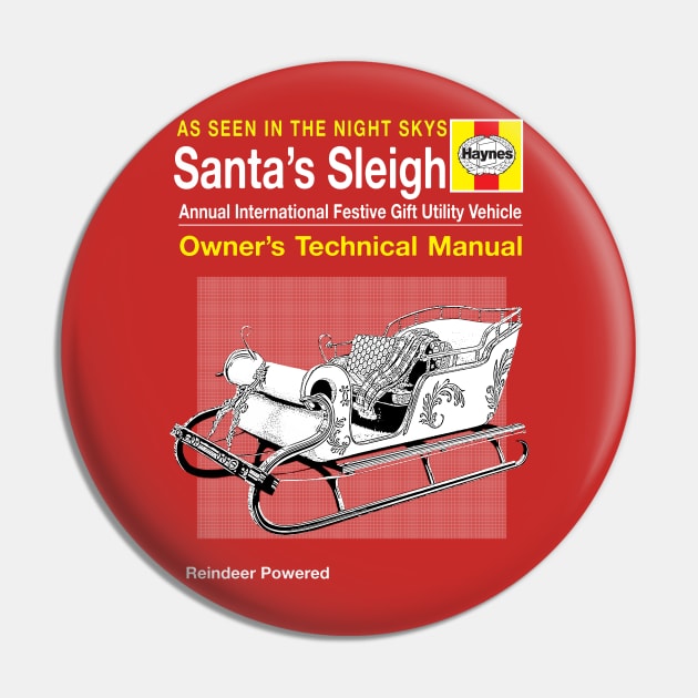 Santas Sleigh Christmas Haynes Manual Pin by Bevatron