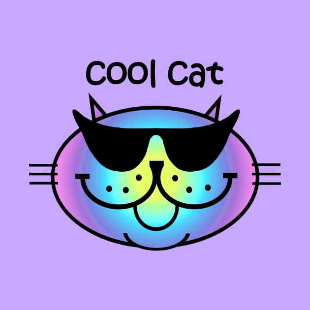 COOL CAT 2 - Dark Rainbow by RawSunArt