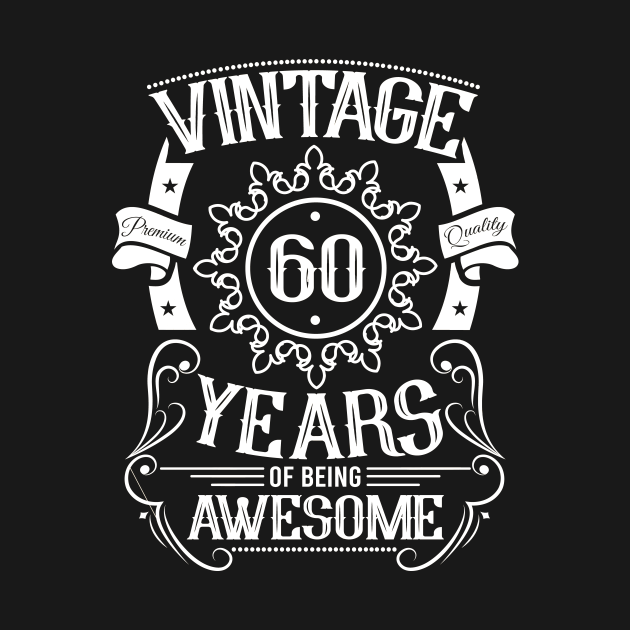 60th birthday gift ideas vintage husband wife - 60th ...
