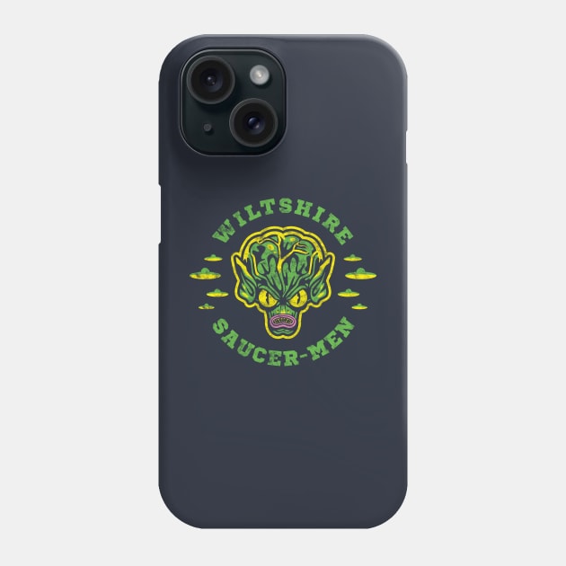 Saucer Men (Wiltshire) Phone Case by Dark Corners