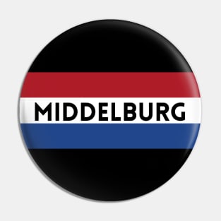 Middelburg City in Dutch Flag Pin