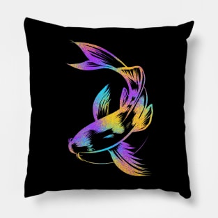 Colorful carp Pillow