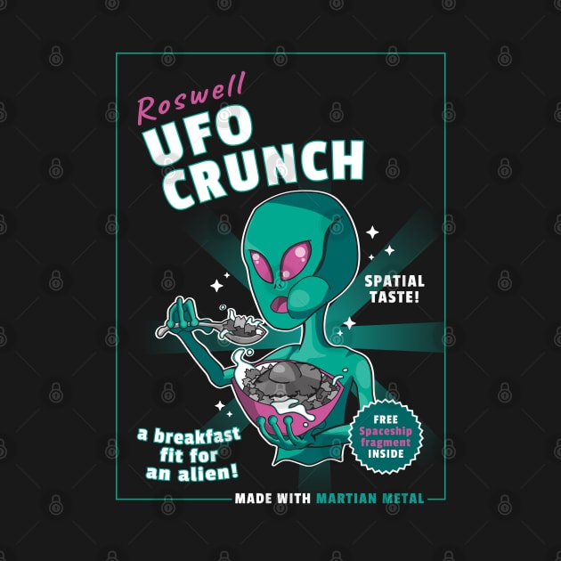 Roswell Ufo Crunch by ShirtBricks