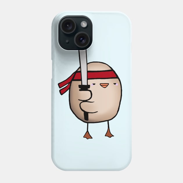 Samurai Duckling Phone Case by staceyromanart