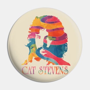 cat stevens psychedelic graphic Pin