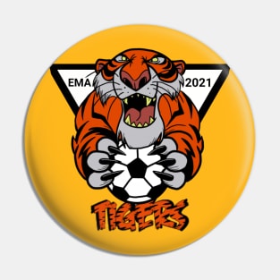 Tigers Soccer Pin