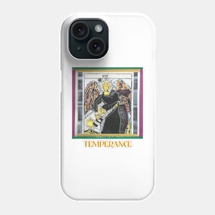 Temperance Tarot Card Design Phone Case