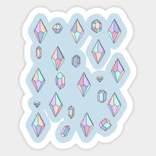 Pastel Crystal Stickers