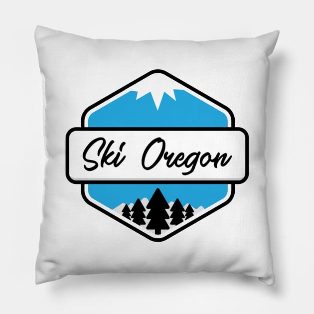 Ski Oregon Shirt Pillow by HolidayShirts