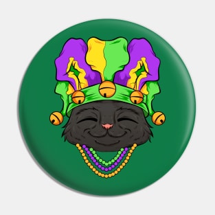 black cat mardi gras carnaval new orleans Pin