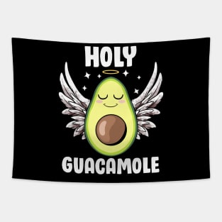 Holy Guacamole Avocado Lovers Cute Love Avocado Funny Vegans Tapestry