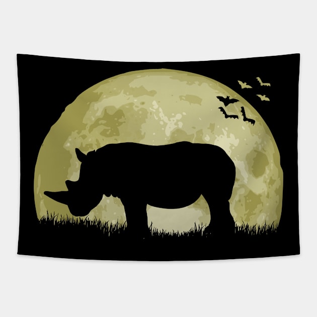 Rhino Tapestry by Nerd_art